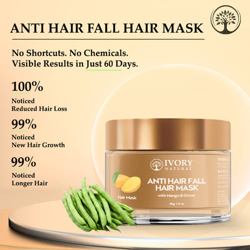 Ivory Natural Anti Hair Fall Hair mask Visible Result In 60 Days