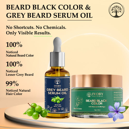 Results of Ivory Natural Grey Beard Combo
