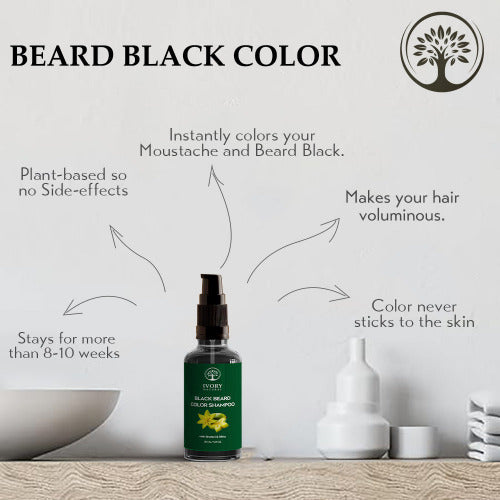 Ivory Natural Black Beard Color Shampoo Benefits