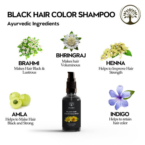 Ivory Natural Black Hair Color Shampoo Ingredients