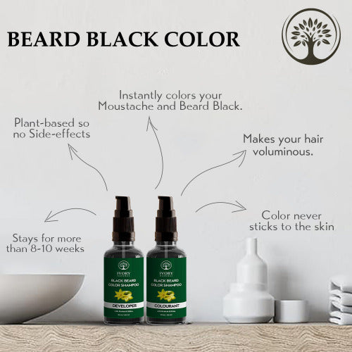 Ivory Natural Beard Black Color Shampoo Benefits