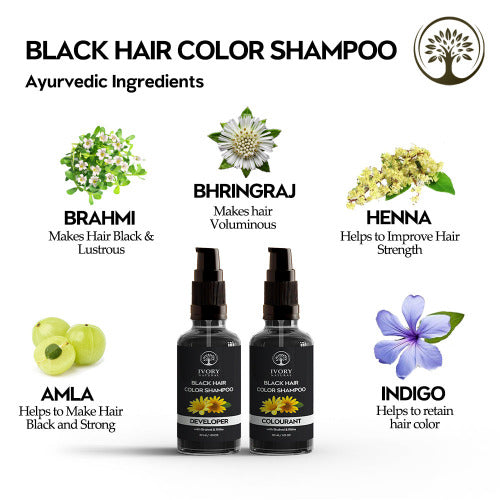 Ivory Natural Black Hair Color Shampoo Ingredents