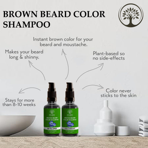 Ivory Natural Brown Beard Color Shampoo Benefits