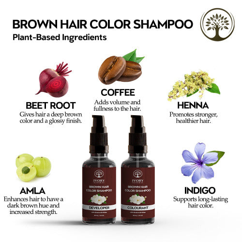 Ivory Natural Brown Hair Color Shampoo Ingredients