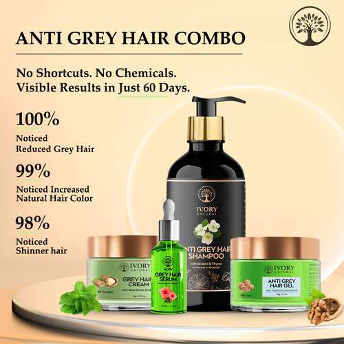 Chemical Free Teacurry Anti Grey Hair Advanced Combo
