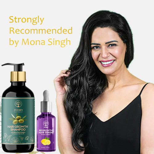 Mona Using Hair Growth Combo (Hair Growth Shampoo & Serum)