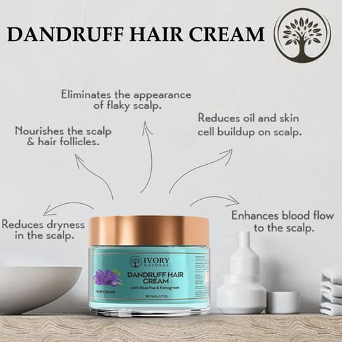 Ivory Natural Dandruff Hair Cream Benefits Image