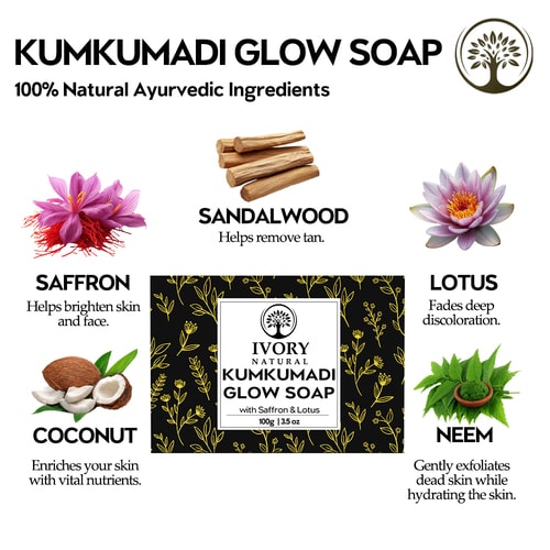 Ivory Natural Kumkumadi Glow Soap Ingredients