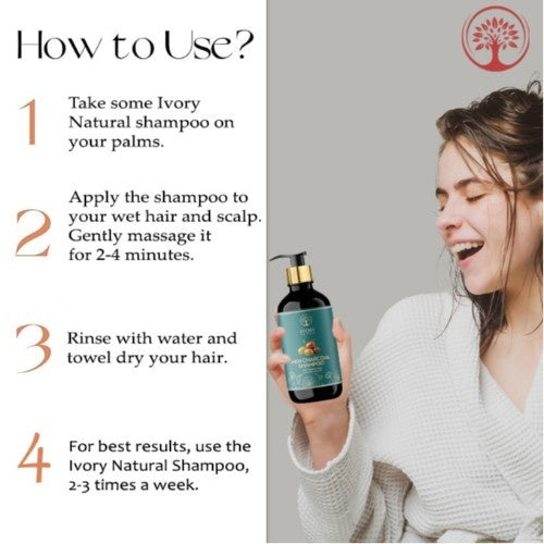 Ivory Natural Men Charcoal Shampoo How to Use