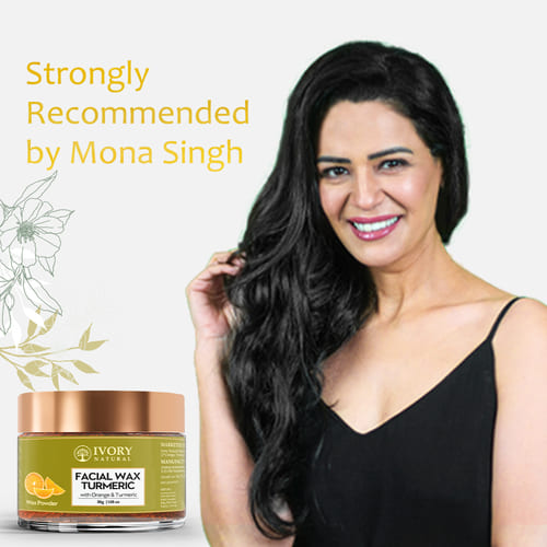 Ivory Natural Facial Wax with Turmeric Powder Mona Singh Common Image
