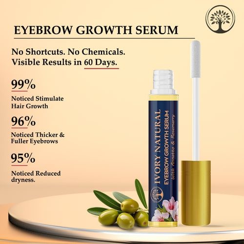 100% Natural Eyebrow Growth Serum Organic