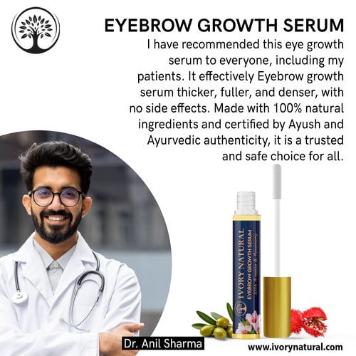 recommended by doctors Eyebrow Growth Serum Organic