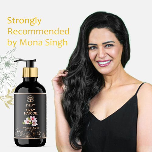 Ivory Natural Grey Hair Oil with Mona Singh