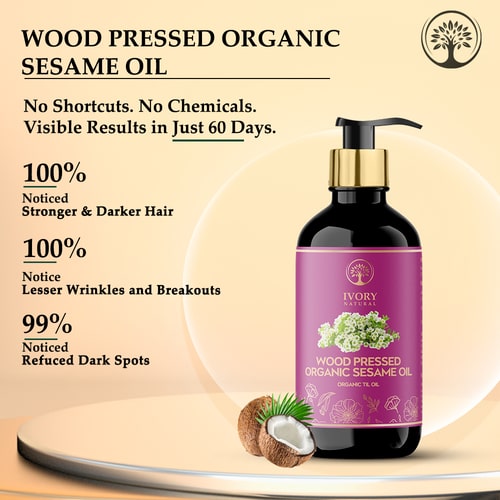 Ivory Natural Organic Sesame Oil Visible Results