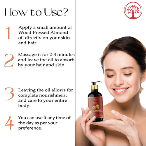Ivory Natural - How To Use - best brand almond oil - pure white almond oil