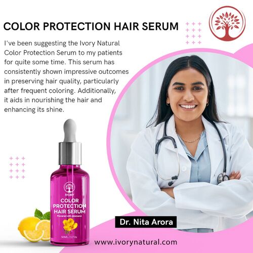 Color Protection Serum - recommended by doctors  - best serum for hair color protection - best hair protection serum