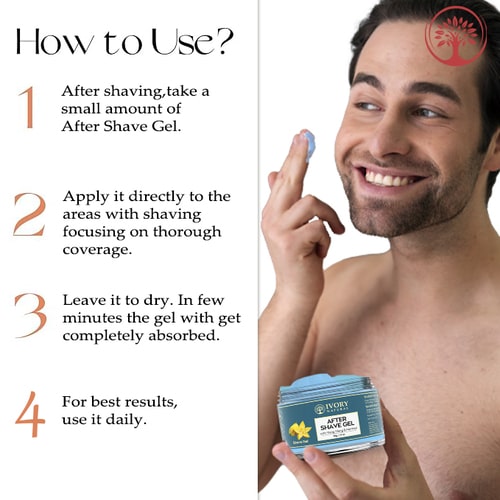 After Shave Gel  how to use