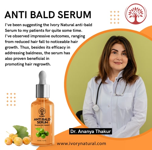 Ivory natural Anti bald Serum recommended by doctors 