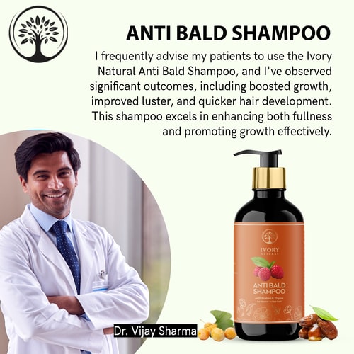 Ivory natural Anti bald shampoo recommended by doctors