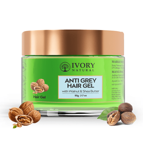 Ivory Natural - Grey hair Gel - gray gel - best gel for grey hair