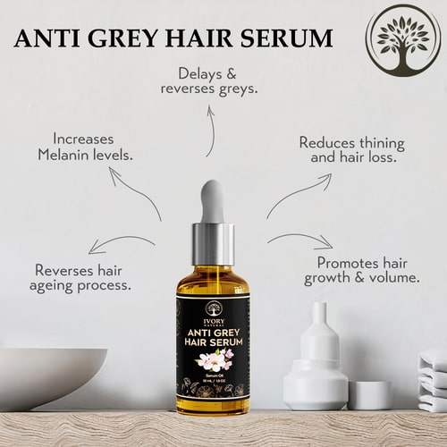 benefits of using premature grey hair serum