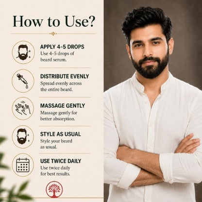 How to Use Ivory Natural Anti Grey Beard Serum Organic