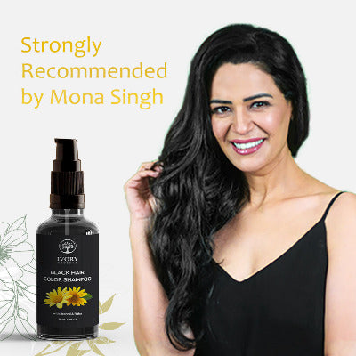 Ivory Natural Black Hair Color Shampoo Mona Singh Recommends
