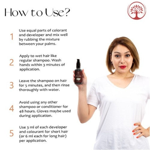 Ivory Natural Brown Hair Color Shampoo How to Use