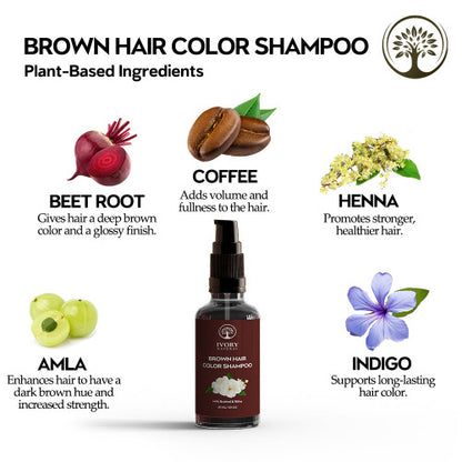 Ivory Natural Brown Hair Color Shampoo Ingredients