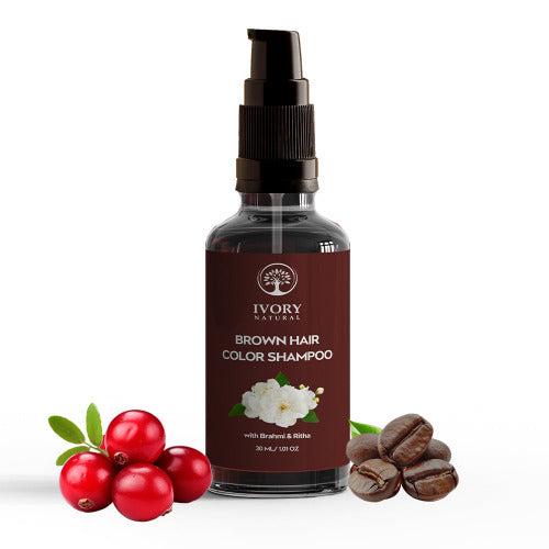 Ivory Natural Brown Hair Color Shampoo Main Image