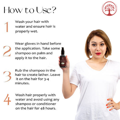 Ivory Natural Brown Hair Color Shampoo How to use 