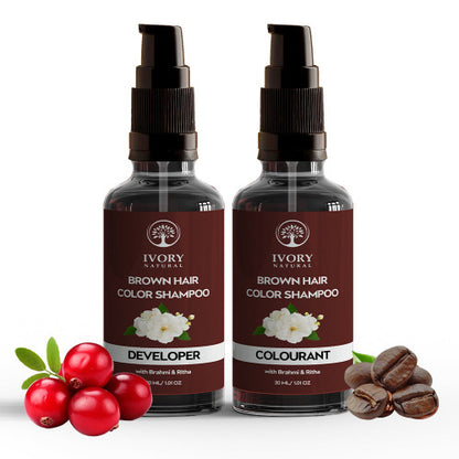 Ivory Natural Brown Hair Color Shampoo Main Image