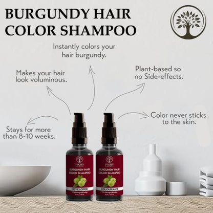 Ivory Natural Burgundy Hair Color Shampoo Benefits