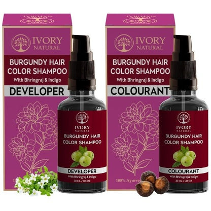 Ivory Natural Burgundy Hair Color Shampoo Main Image