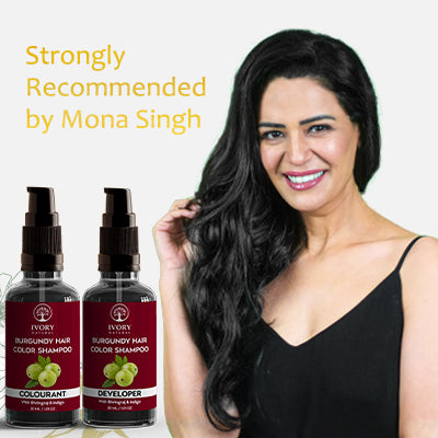 Ivory Natural Burgundy Hair Color Shampoo Mona Singh Recommends
