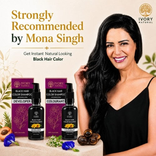 Mona Singh Recommends Ivory Natural Black Hair Color 