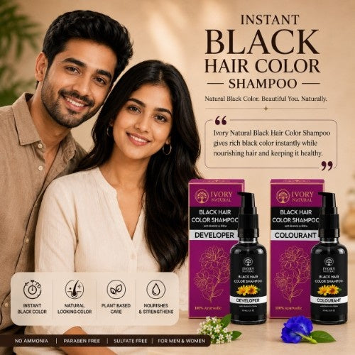 Ivory Natural Black Hair Color Shampoo Testimonial 
