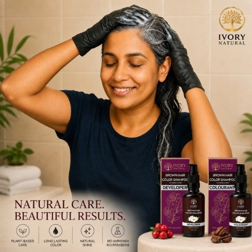 Ivory Natural Brown Hair Color Shampoo Website Testimonial 