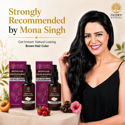 Mons Singh Recommends Ivory Natural Brown Hair Color Shampoo