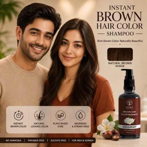 Ivory Natural Brown Hair Color Shampoo Testimonial 