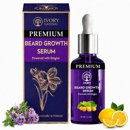 Ivory Natural Beard Growth Serum Premium Pack