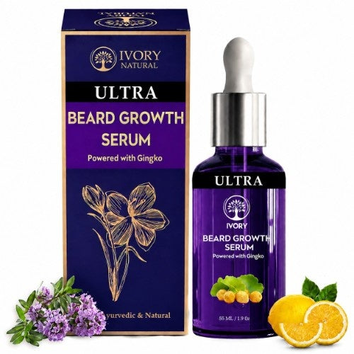 Ivory Natural Beard Growth Serum Ultra Pack