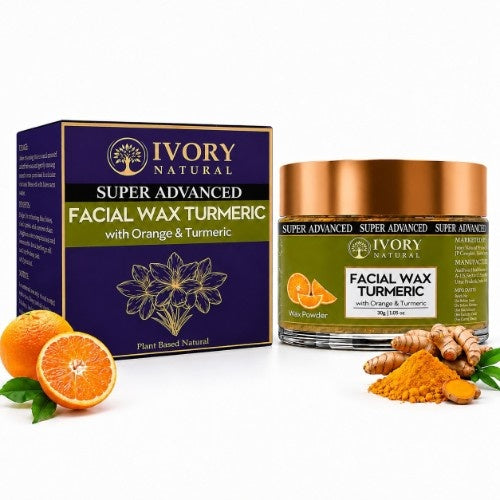 Ivory Natural Turmeric Facial Wax Powder Super Advanced Pack