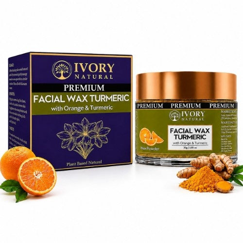 Ivory Natural Turmeric Facial Wax Powder Premium Pack