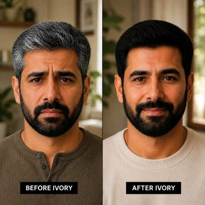 Ivory Natural Anti Hair Oil Male Testimonial Before After 