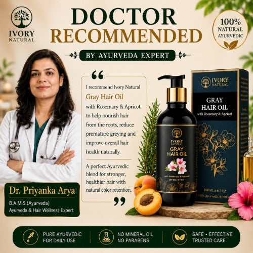 Dr. Priyanka Arya approves Ivory Natural Anti Hair Oil