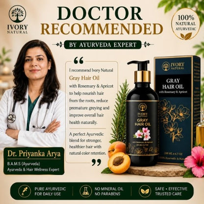 Dr. Priyanka Arya approves Ivory Natural Anti Hair Oil