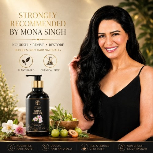 Mona Singh Recommends Ivory Natural Anti Grey Hair Oil
