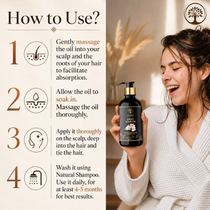 Ivory Natural Anti Hair Oil - How To Use 