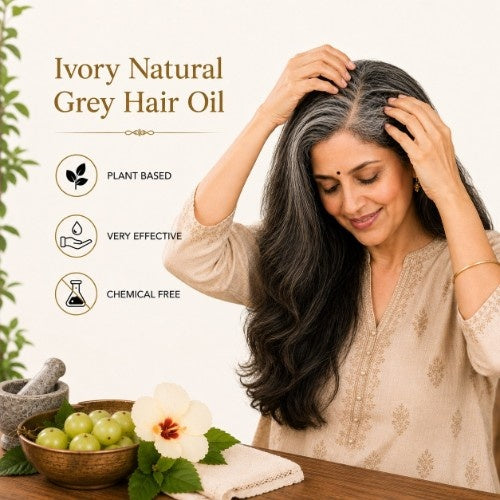 Ivory Natural Grey Hair Oil 